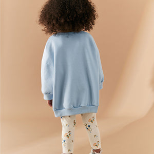 Blue Fairy Relaxed Fit Sweater And Leggings Set (3mths-4yrs)