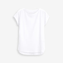 Load image into Gallery viewer, White Cap Sleeve T-Shirt
