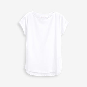 White Cap Sleeve T-Shirt