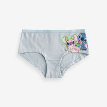 Load image into Gallery viewer, Blue/Orange Lilo And Stitch Hipster Briefs 5 Pack
