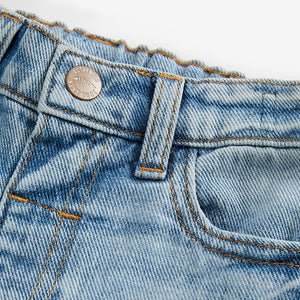 Light Blue Denim 100% Cotton Distressed Jeans (3mths-5-6yrs)