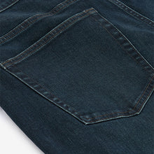 Load image into Gallery viewer, Blue Dark Washed Single Slim Fit Classic Stretch Jeans
