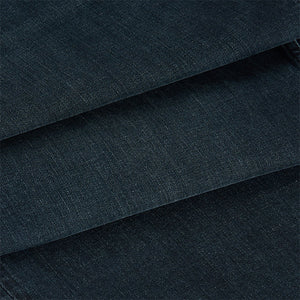 Blue Dark Washed Single Slim Fit Classic Stretch Jeans
