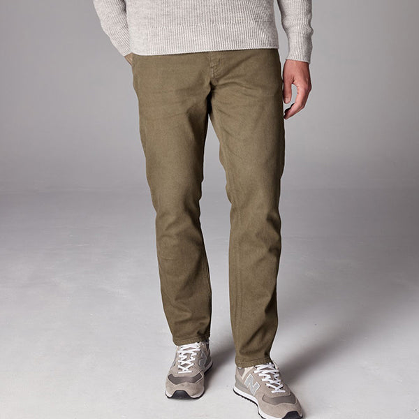 Dark Tan Slim Fit Soft Touch Coloured Stretch Jeans