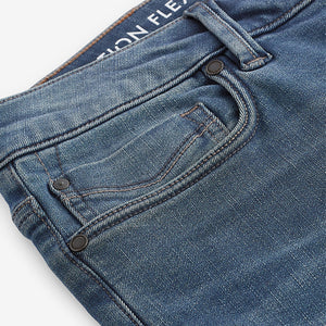 Blue Washed Slim Fit Motionflex Jeans