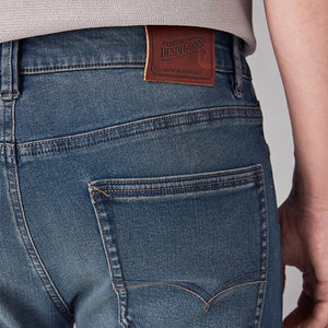 Blue Washed Slim Fit Motionflex Jeans