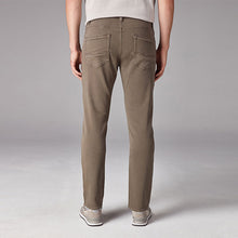 Load image into Gallery viewer, Mushroom Brown Slim Fit Comfort Stretch Jeans
