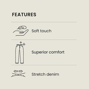 Mushroom Brown Slim Fit Comfort Stretch Jeans