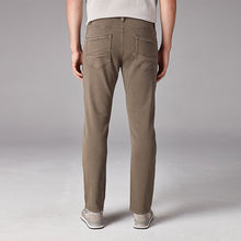 Load image into Gallery viewer, Mushroom Brown Slim Fit Comfort Stretch Jeans
