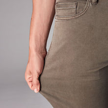 Load image into Gallery viewer, Mushroom Brown Slim Fit Comfort Stretch Jeans
