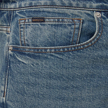 Load image into Gallery viewer, Blue Vintage Straight Fit Vintage Wash Denim Jeans
