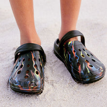 Load image into Gallery viewer, Black Marble Clogs
