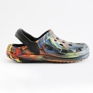 Black Marble Clogs