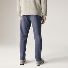 Load image into Gallery viewer, Blue Regular Fit Overdyed Denim Jeans
