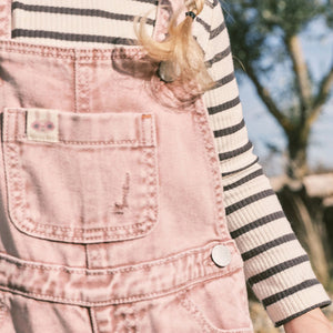 Pink Dungarees (3mths-5-6yrs)