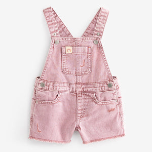 Pink Dungarees (3mths-5-6yrs)