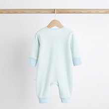 Load image into Gallery viewer, Blue Bear Baby Footless Zip 100% Cotton Sleepsuits 3 Pack
