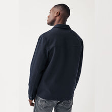 Load image into Gallery viewer, Navy Blue Popper Shacket
