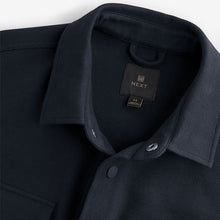 Load image into Gallery viewer, Navy Blue Popper Shacket
