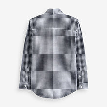 Load image into Gallery viewer, Navy Gingham Oxford Shirt (3-12yrs)
