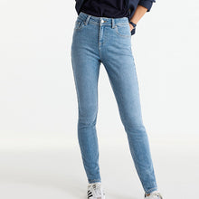 Load image into Gallery viewer, Mid Blue Denim Supersoft Skinny Jeans
