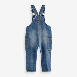 Mid Blue Denim Slouch Dungarees (3mths-6yrs)