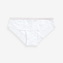 Load image into Gallery viewer, White Brazilian Logo Mesh Knickers
