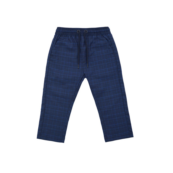 Navy Check Trousers (3mths-6yrs)