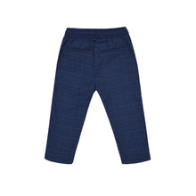 Load image into Gallery viewer, Navy Check Trousers (3mths-6yrs)
