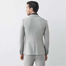 Load image into Gallery viewer, Skinny Light Grey Motion Flex Stretch Suit: Jacket
