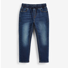 Load image into Gallery viewer, Dark Indigo Blue Regular Fit Stretch Elasticated Waist Jeans (3-12yrs)
