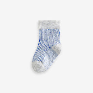 Blue Baby Socks 5 Pack (0mths-2yrs)