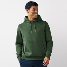 Load image into Gallery viewer, Khaki Green Jersey Cotton Rich Overhead Hoodie
