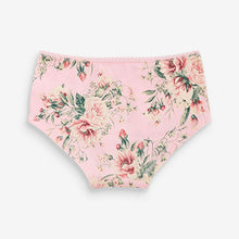 Load image into Gallery viewer, Pink Floral 7 Pack Hipster Briefs (3-12yrs)
