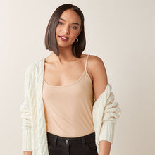 Load image into Gallery viewer, Natural Tan Thin Strap Vest
