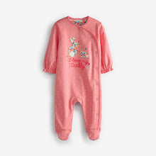 Load image into Gallery viewer, Pink Bunny Daddy Family Sleepsuit (0-18mths)
