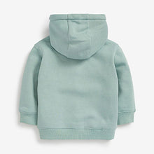Load image into Gallery viewer, Mint Green Essential Zip Through Hoodie (3mths-5yrs)

