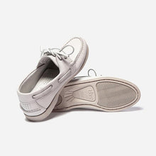 Load image into Gallery viewer, Women&#39;s Boat Shoes White Leather
