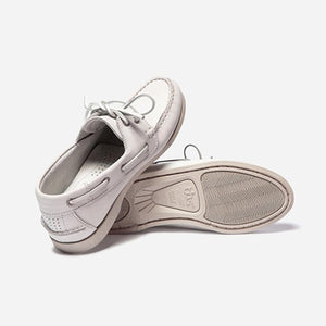 Women's Boat Shoes White Leather