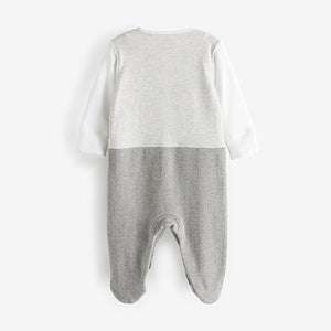 Grey Sleepsuit Smart Single Sleepsuit (0mths-18mths)