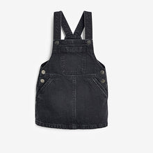 Load image into Gallery viewer, Black Denim Pinafore Dress (3mths-6yrs)
