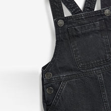 Load image into Gallery viewer, Black Denim Pinafore Dress (3mths-6yrs)
