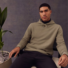 Load image into Gallery viewer, Light Stone Hooded Textured Overhead Hoodie
