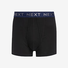 Load image into Gallery viewer, Black Signature Textured Waistband Modal 4 Pack A-Front Boxers
