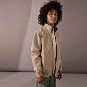 Stone Cream Lightweight Smart Harrington Jacket (3mths-12yrs)