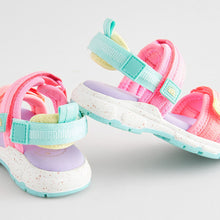 Load image into Gallery viewer, Multi Colourblock Trekker Sandals
