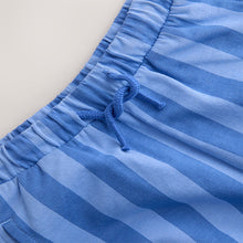 Load image into Gallery viewer, Blue Stripe Jersey Shorts
