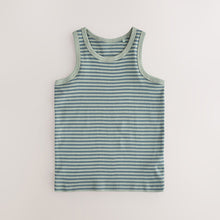 Load image into Gallery viewer, Mini Safari Print Cotton Vests 5 Pack (1.5-8yrs)
