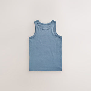 Tonal Blue Vests 5 Pack
