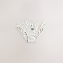 Load image into Gallery viewer, Blue Dinosaur 100% Cotton Printed Briefs 5 Pack
